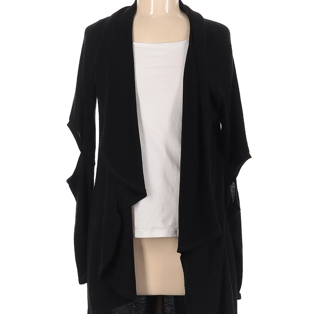LNA Cut-out Elbow Shawl Collar Waterfall Oversized Cardigan Sweater XS